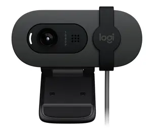 "Logitech Brio 100", 2 MP, 1920 x 1080 taškų, "Full HD", 30 kadrų per sekundę, 1280x720@30fps, 1920x1080@30fps, 720p, 1080p