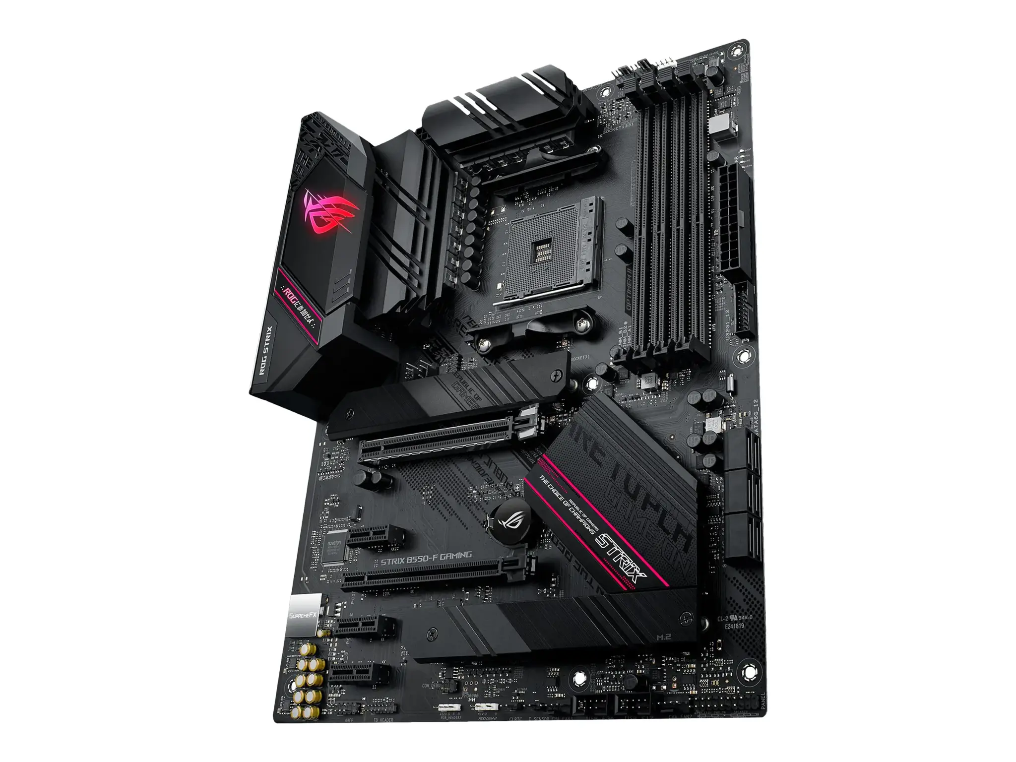 ASUS ROG STRIX B550-F GAMING, AMD, "Socket AM4", 3 kartos "AMD Ryzen™ 3", 3 kartos "AMD Ryzen 5", 3 kartos "AMD Ryzen™ 7", 3 kartos..., DDR4-SDRAM, 128 GB, DIMM