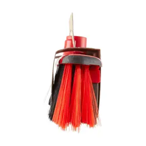 Šluotos pildymo reikmenys "Vileda DuActiva" 151221 Minkšti ir kieti šeriai (PET), guminiai, juodi, pilki, raudoni