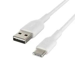 Belkin CAB001BT3MWH, 3 m, USB A, USB C, baltas