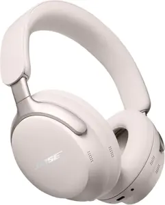 "Bose" belaidės ausinės "QuietComfort Ultra", baltos spalvos