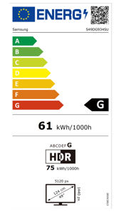Samsung LS49DG934SUXEN Odyssey G9 G93SD | 49 " | OLED | DQHD | 32:9 | 240 Hz | 0.03 ms | 5120 x 1440 pixels | 250 cd/m² | HDMI ports quantity 1 | Silver