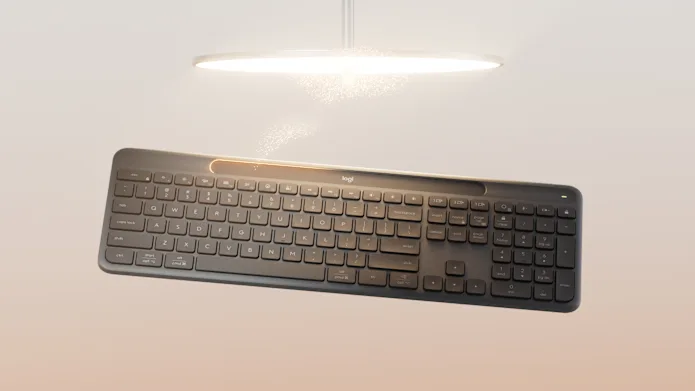 Logitech Signature Slim Solar+ K980 Belaidė klaviatūra, RF Wireless+Bluetooth, US Int, Graphite