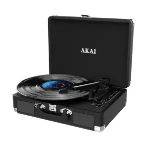 AKAI ATT-18BT - portable turntable with USB recording capability