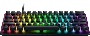 "Razer" mini žaidimų klaviatūra "Huntsman V3 Pro" laidinė šiaurietiška analoginė optinė juoda