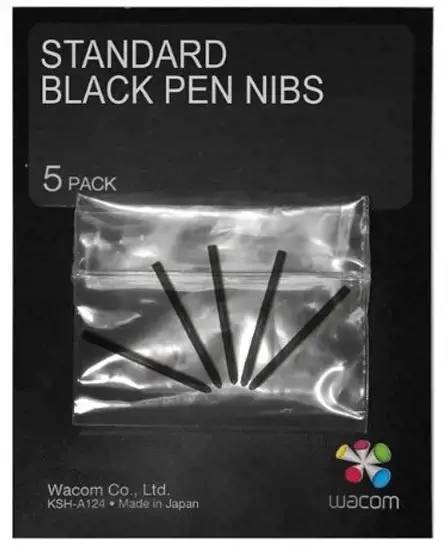 Wacom pen nibs Standard, black 5pcs