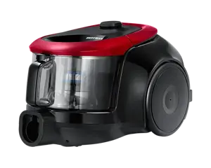 Samsung VC07M2110SR, 700 W, Bagless, 1.5 L, 80 dB, Black, Red