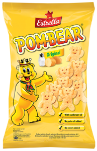 ESTRELLA POM-BEAR traškus bulvinis užkandis su druska, 65 g