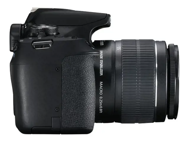 "Canon EOS 2000D" + EF-S 18-55mm f/3.5-5.6 III, 24,1 MP, 6000 x 4000 taškų, CMOS, "Full HD", juoda