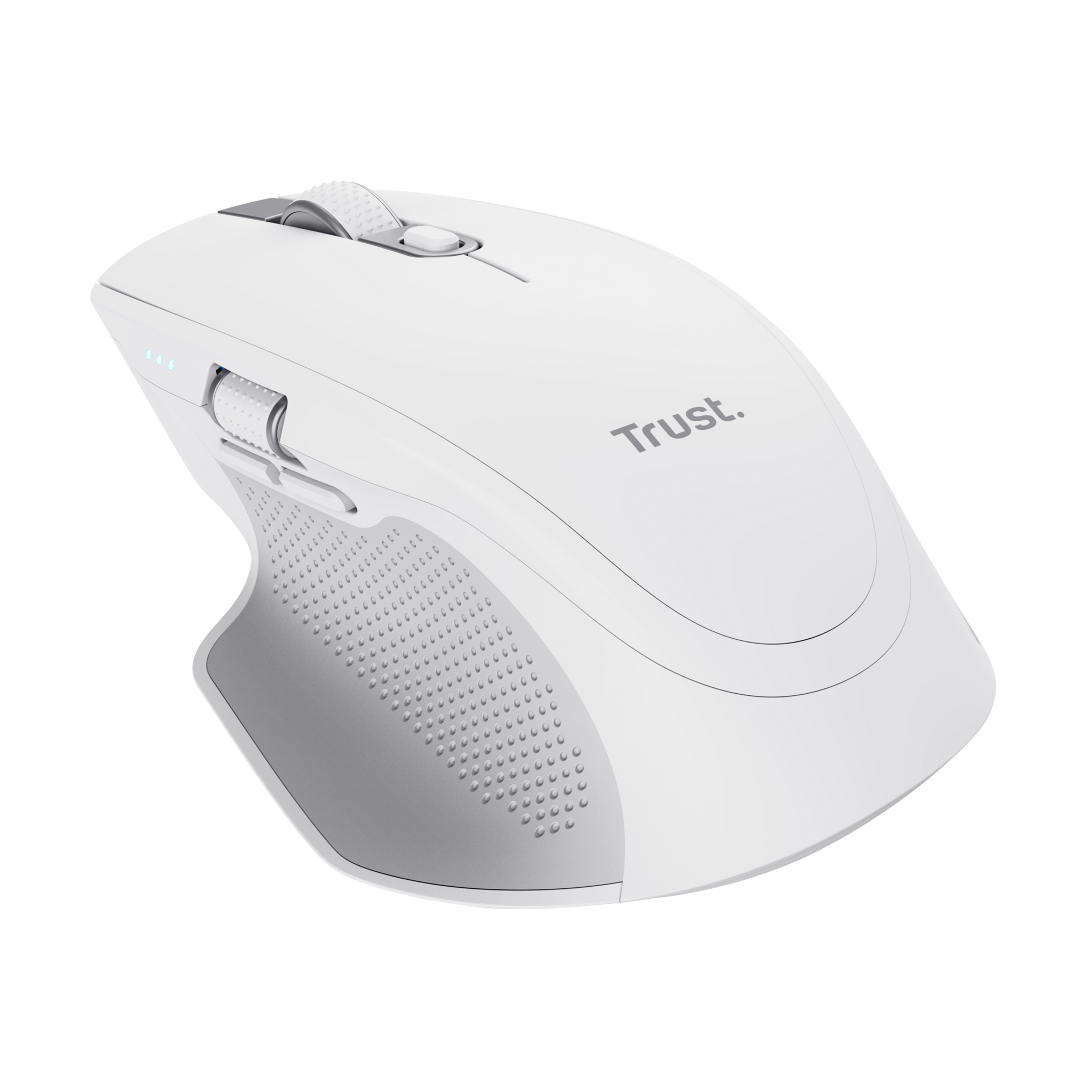 Trust Ozaa+, Right-hand, Optical, RF Wireless + Bluetooth, 3200 DPI, White