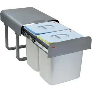 Teka ECO EASY 45 30 L 2 basket(s) Galvanized steel Grey
