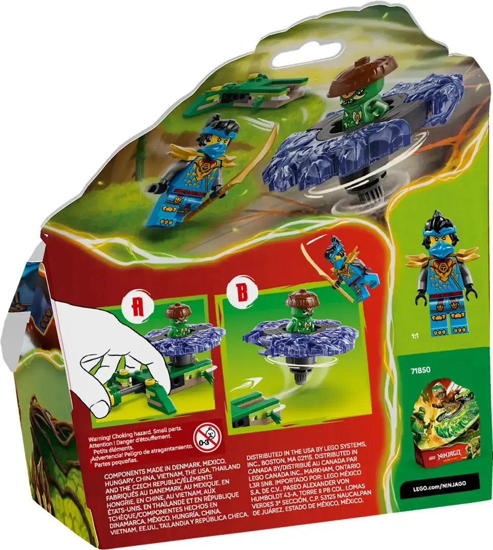 LEGO NINJAGO 71849 Nya vs Elemental Monster Spinner