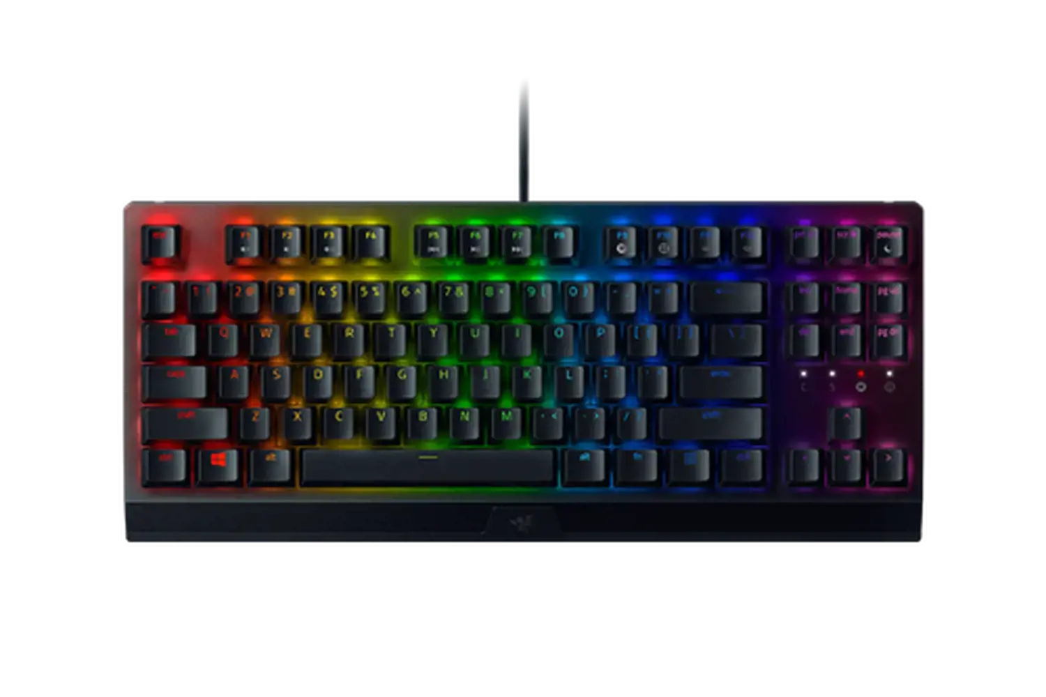 Razer BlackWidow V3, Žaidimų klaviatūra, RGB LED apšvietimas, NORD, juoda, laidinė