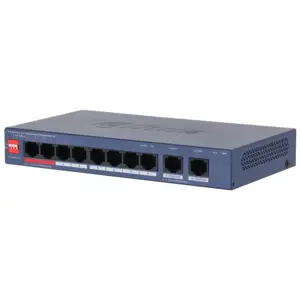 Switch DAHUA DH-CS4010-8ET2GT-60 Switch layer L2 8xRJ-45 ports RJ-45 Ports Type Fast Ethernet (10/1…