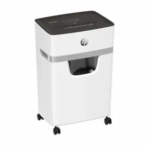 HP ONESHRED 10MC smulkintuvas, mikro pjaustymas, P-5, 10 kortelių, 20 l, šviesiai pilkas