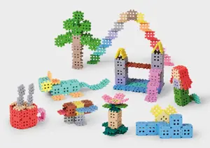 MARIOINEX Mini Waffle Pastel Building Blocks, 300 pieces