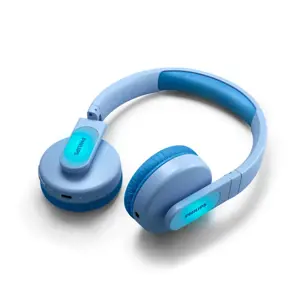 "Philips TAK4206BL/00", laidinis ir belaidis, 20-20000 Hz, 128 g, ausinės, mėlynos spalvos