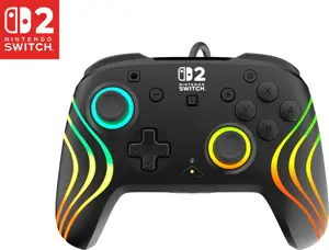 Turtle Beach wired controller Afterglow Wave Nintendo Switch 2, black