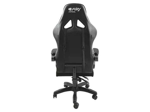 NATEC Fury žaidimų kėdė Avenger L juoda-balta