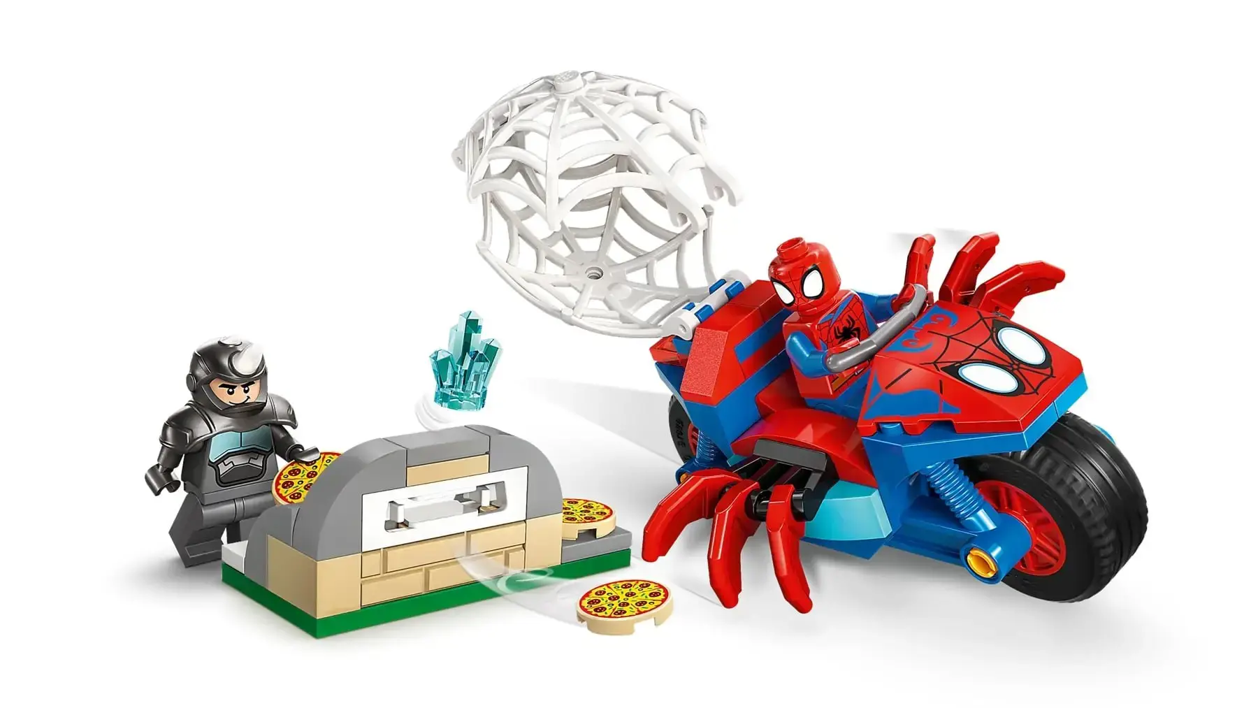 LEGO MARVEL 11206 Spidey on his Motorcycle vs. Rhino