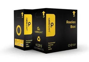 GEMBIRD FTP KABELIS CAT 6 CCA ECA 305M PILKOS SPALVOS