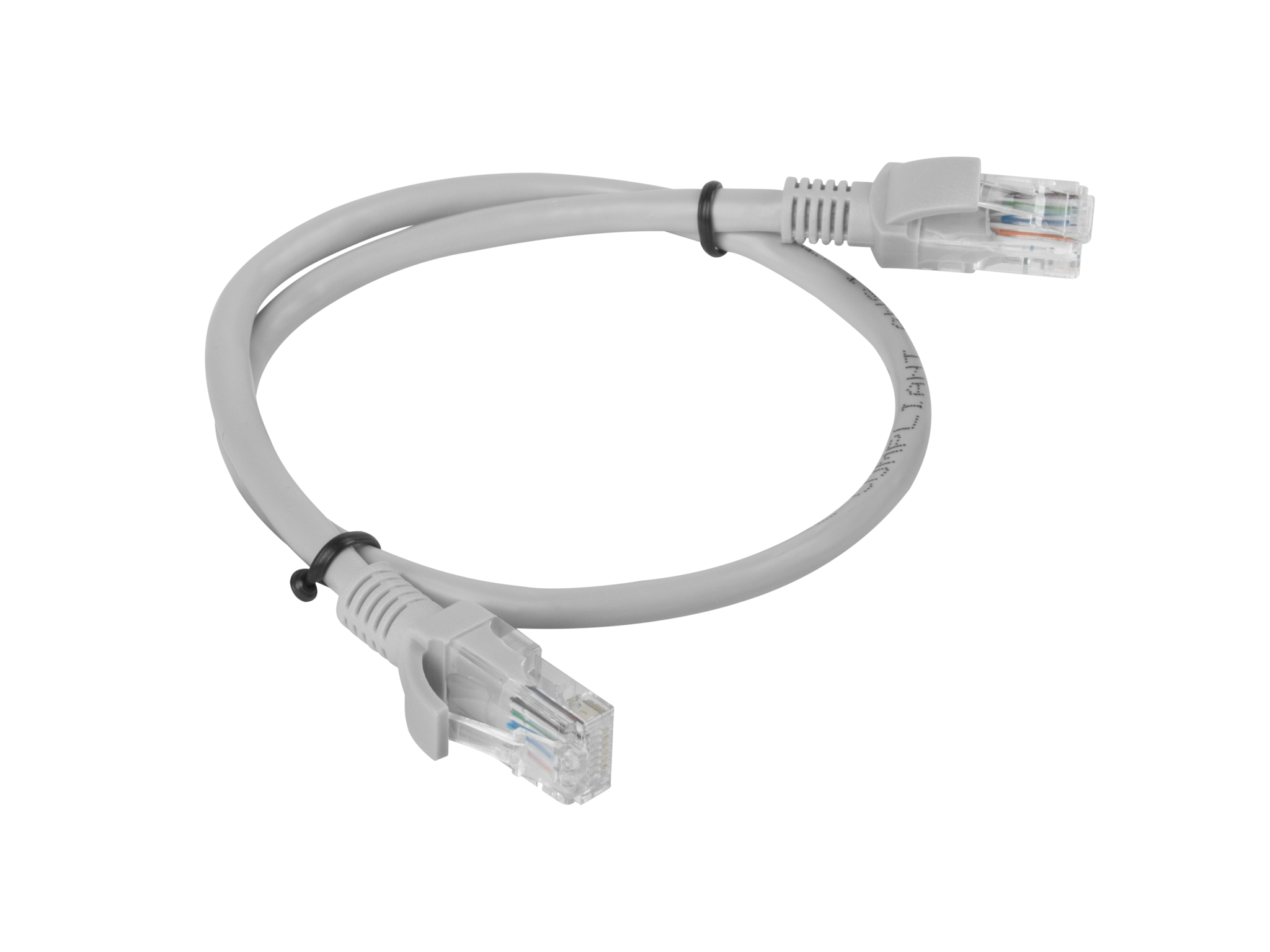LANBERG PCU5-20CC-0100-S Lanberg Patchcord RJ45 kat. 5e UTP 1 m pilkos spalvos, 10 vnt.