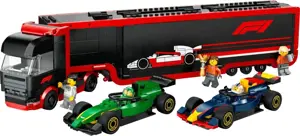 LEGO CITY 60445 F1 - Truck with RB20 & AMR24 F1 Cars