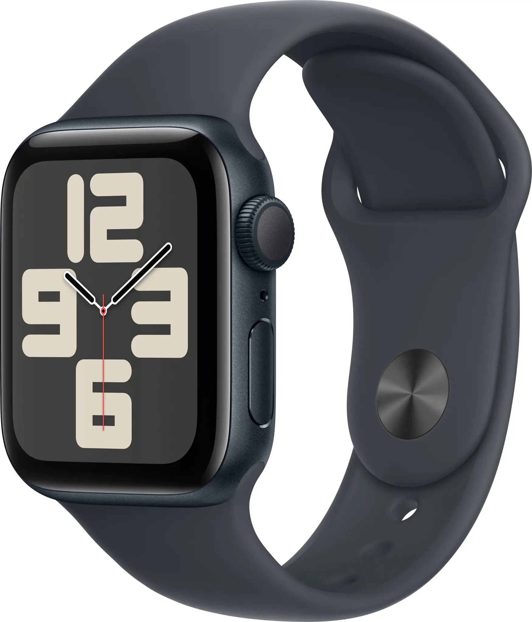Apple Watch SE GPS 40mm Midnight Aluminium Case with Midnight Sport Band - M/L