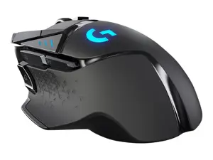LOGITECH G502 laidinė žaidimų pelė - HERO - BLACK - USB - EWR2