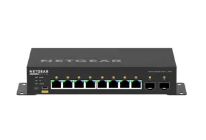 NETGEAR 8x1G PoE+ 220W ir 2xSFP+ valdomas komutatorius, valdomas, L2/L3, Gigabit Ethernet (10/100/1…