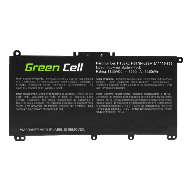 GREENCELL HP163 Bateria Green Cell HT03XL do HP 240 G7 245 G7 250 G7 255 G7, HP 14 15 17,