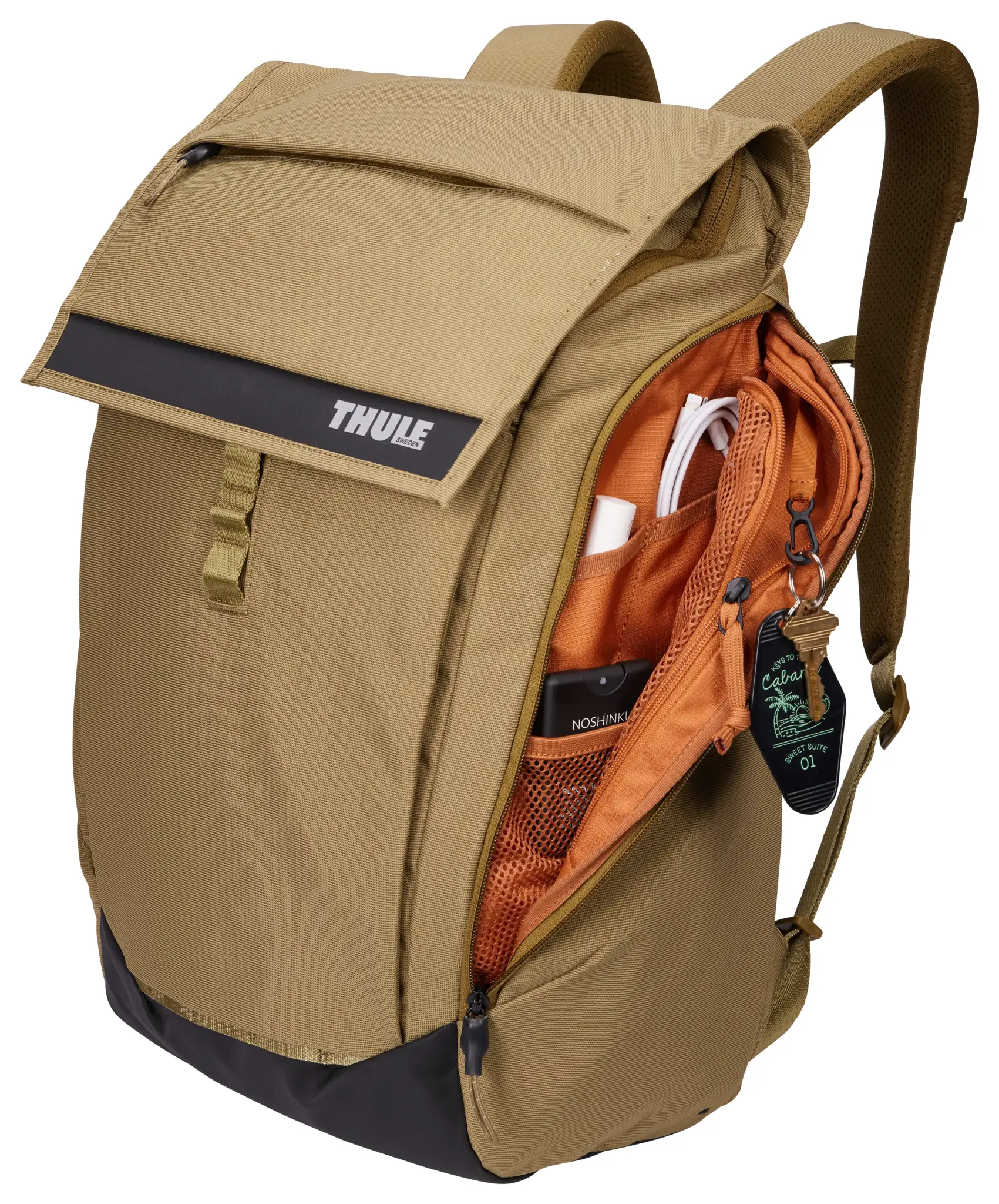 Thule Paramount PARABP3216 Nutria, Urban, Unisex, 40.6 cm (16"), Notebook compartment, Waterproof, Nylon, Polyester