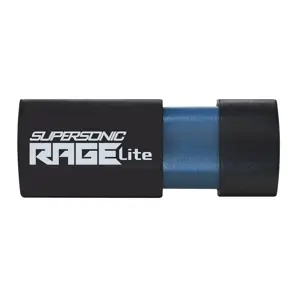 "Patriot Memory Supersonic Rage Lite" USB atmintinė 64 GB USB Type-A 3.2 Gen 1 (3.1 Gen 1), juoda, mėlyna