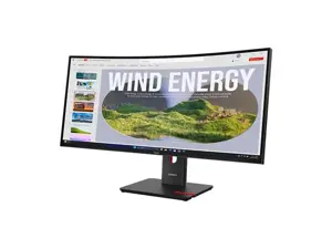 LENOVO 34" T34WD-40 CURVED WQHD 21:9 120HZ HDMI/DP/USB-C(96W)/RJ45