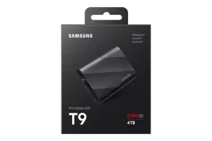 "Samsung" MU-PG4T0B, 4 TB, C tipo USB, 3.2 Gen 2 (3.1 Gen 2), 2000 MB/s, apsauga nuo slaptažodžio, juoda