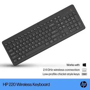 HP 220 belaidė klaviatūra, 425,5 g, 441 mm, 173 mm, 32 mm, 580 g, 146,1 mm