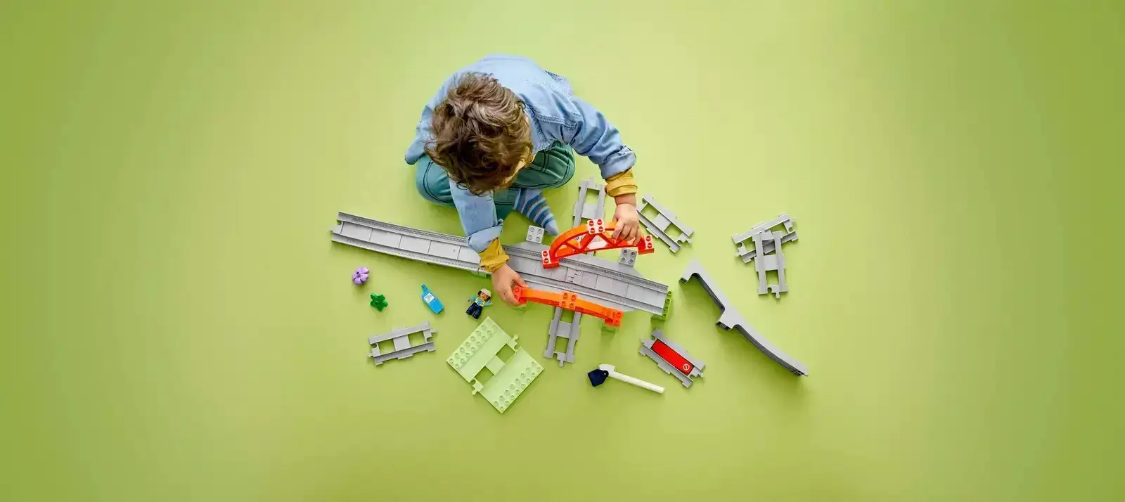 LEGO DUPLO TOWN 10426 Bridge and railway tracks - expansion set