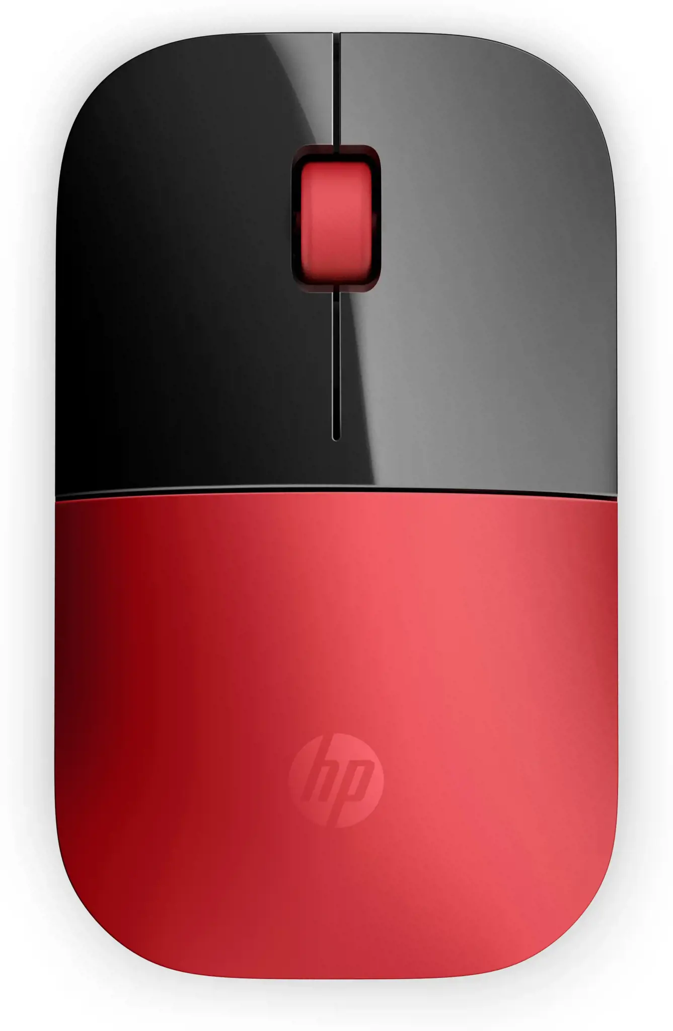 HP Z3700 raudona belaidė pelė, dvipusė, optinė, RF belaidė, 1200 DPI, juoda, raudona