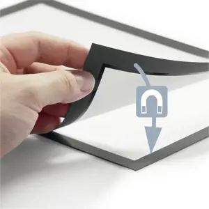 Rėmelis dokumentams DURABLE DURAFRAME® A4, 2 vnt./pak., juoda sp.