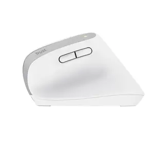 Trust Bayo+, Right-hand, Vertical design, Optical, RF Wireless + Bluetooth, 2400 DPI, White