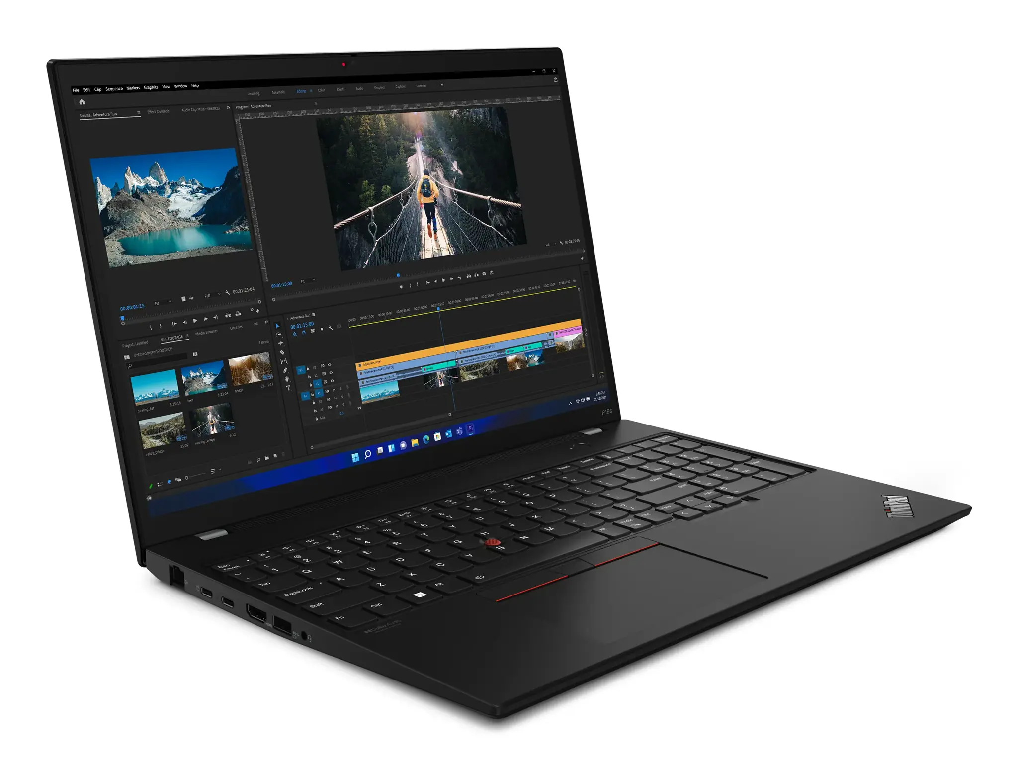 Lenovo ThinkPad P16s Gen 2 MOBILE WORKSTATION AMD Ryzen™ 7 PRO 7840U 512GB SSD 16GB 16" (1920x1200) WIN11 Pro VILLI BLACK Backlit Keyboard. 3 Year warranty