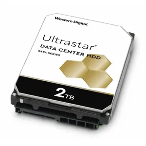 WESTERN DIGITAL Ultrastar 7K2 2000GB SATA 3,5 colių standusis diskas su 26,1MM spartinančiąja atmin…