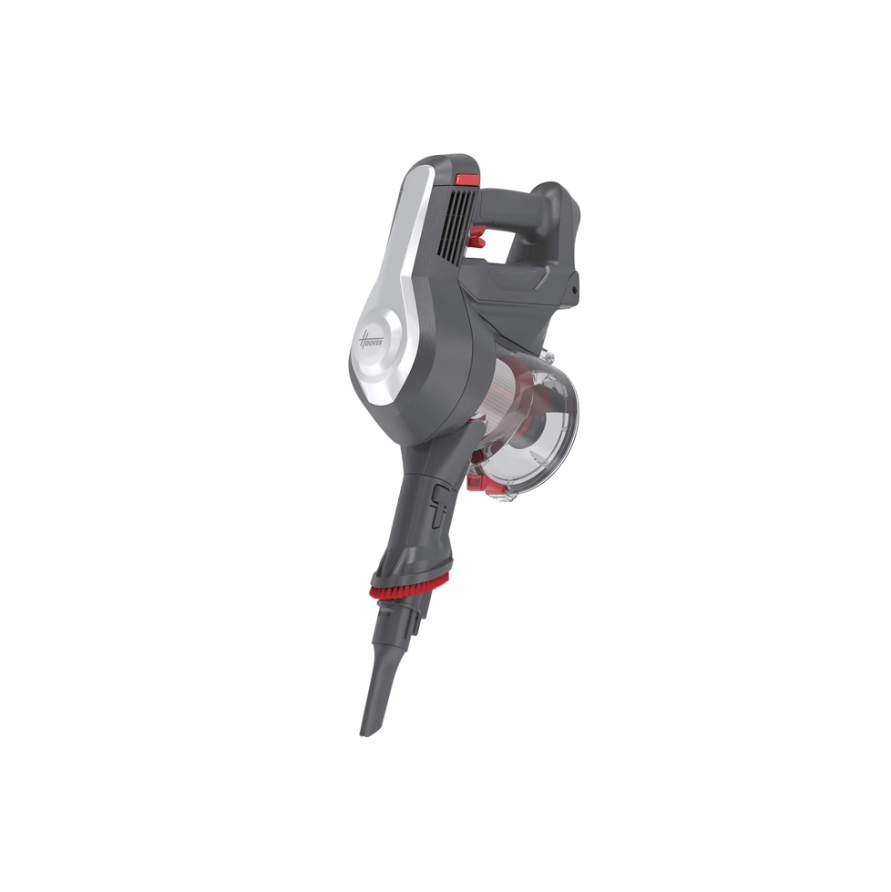 Hoover HF122GPT 011, Bagless, Titanium, 0.9 L, Rubber, Dry, Cyclonic, Fabric