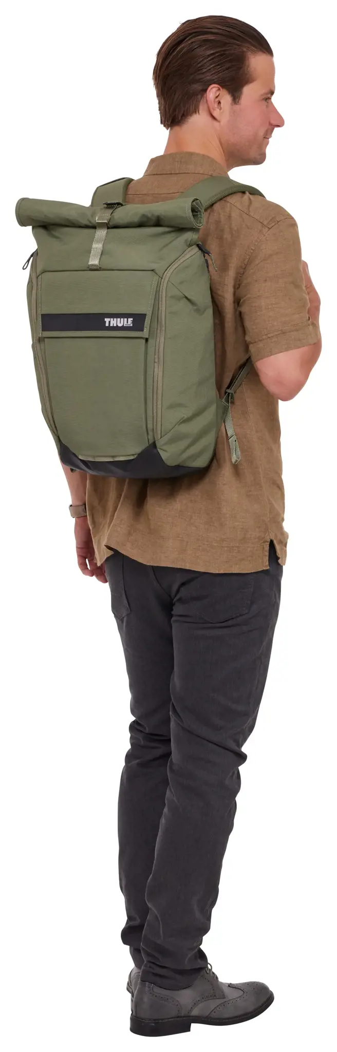 Thule Paramount PARABP3116 Soft Green, Miesto, Viengungis, 40,6 cm (16"), Nešiojamojo kompiuterio skyrius, Nailonas, Poliesteris