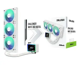 ASRock Challenger White 360 Digital Cooling