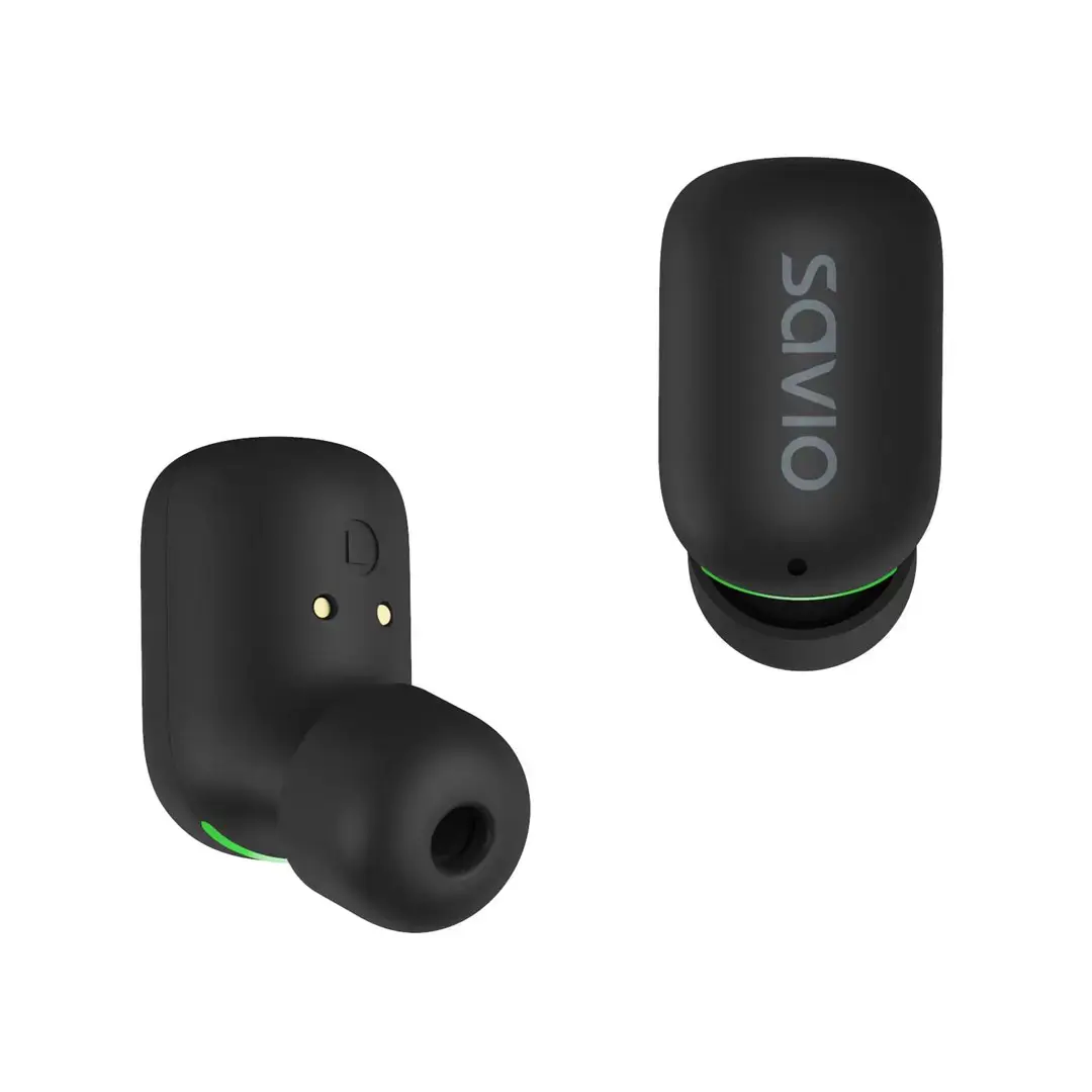 "Savio" TWS-09 IPX5 ausinės / ausinės Belaidės ausinės su "Bluetooth" juoda