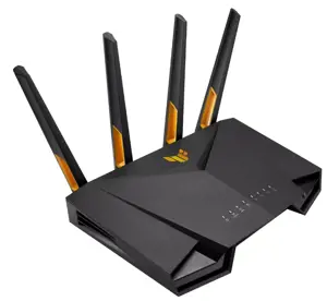 ASUS TUF-AX4200, "Wi-Fi 6" (802.11ax), dviejų dažnių (2,4 GHz / 5 GHz), Ethernet LAN, juodas, stalinis maršrutizatorius
