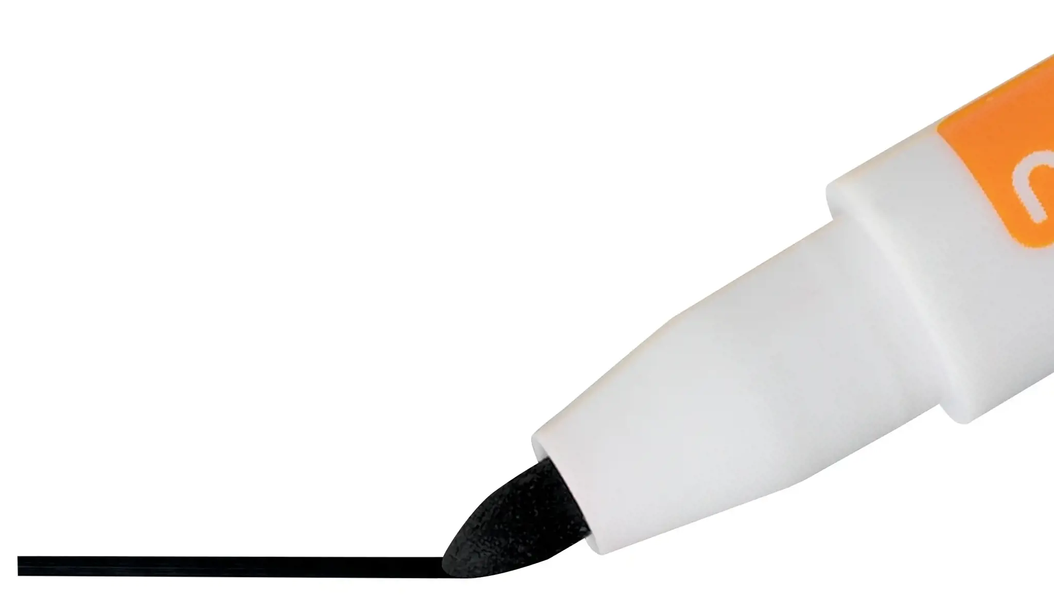 Baltos lentos žymekliai NOBO Mini, su valikliu, 6 vnt., įv. spalvų