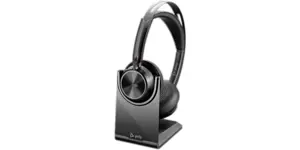 HP Poly Voyager Focus 2-M USB-C-C Headset USB-C/A Adapter Charging Stand