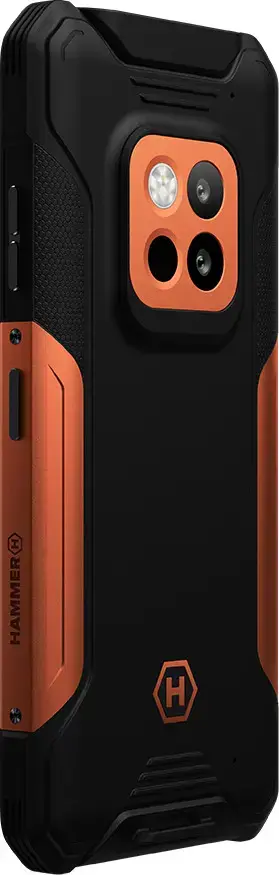 Mobilusis telefonas Hammer Construction, 256 GB, Oranžinė